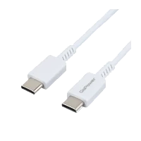 Кабель GoPower GP20TT Type-C (m)-Type-C (m) 1м 100W белый (1/200/800)