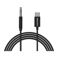 Кабель AUX MORE CHOICE UK22a Jack 3.5mm (m)-Type-C (m) 2м ПВХ черный (1/36/360)