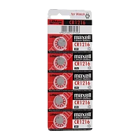 Батарейка Maxell CR1216 BL5 Lithium 3V (5/100/2000)