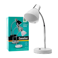 Светильник настольный Camelion KD-359 40W 230V E27 на основании 1.6м белый (1/12)