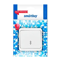 Выключатель Smartbuy "Юпитер" 1-клав.10A проходной белый