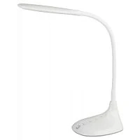 Светильник настольный ЭРА NLED-452 9W 220V 48LED на основании сенс. 5 ур.ярк.+3 цв. белый (1/8)