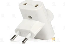 Разветвитель Smartbuy 3р.Б/З 6A под плоскую вилку белый (1/25)