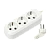 Удлинитель Smartbuy 3р.С/З 16A 2.0м ПВС 3x1мм² белый (1/40)