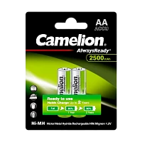 Аккумулятор предзаряженный RTU Camelion HR6 AA BL2 NI-MH Always Ready 2500mAh (2/24/384)