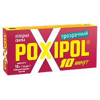 Клей Poxipol эпоксидный 14мл двухкомпонентный прозрачный (1/6/60/240)