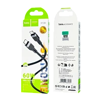 Кабель HOCO X109 USB (m)-Type-C (m) 1м 3.0A силикон черный (1/31/310)