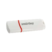 Флеш-накопитель Smartbuy Crown Compact 16GB USB2.0 пластик белый