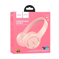Наушники полноразмерные HOCO W41 bluetooth 5.3 розовый (1/60) 
