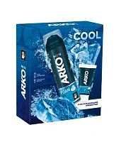 Набор Arko мужской (Пена для бритья COOL 200мл + крем после бритья 50г)