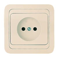 Розетка Makel Mimoza 1гн. кремовый 25002 (1/12)