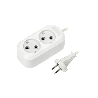 Удлинитель Smartbuy 2р.Б/З 10A 2.0м ПВС белый (1/50)