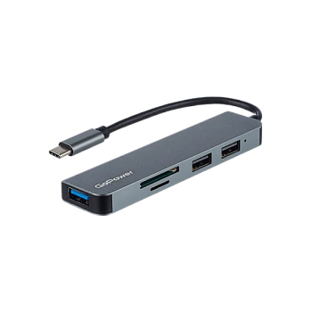 USB-Хаб GoPower GPH5-1 3USB/MicroSD/SD Type-C (m) USB3.0 (1/100)