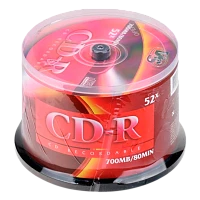 Диск CD-R VS 700MB 52x 50шт. cake box (50/250)