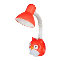 Светильник настольный Camelion KD-380 40W 230V E27 на основании с выключателем красный (1/12)
