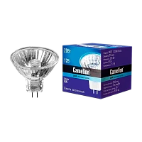 Лампа галогенная Camelion MR11 GU4 20W 2800К 12V софит 35мм прозрачная (1/10/200)