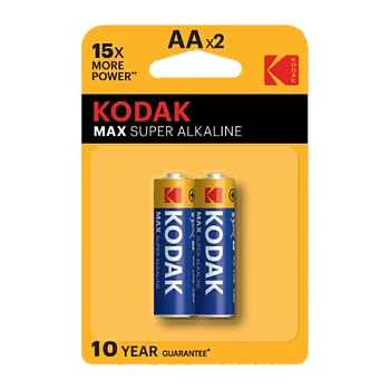 Батарейка Kodak MAX LR6 AA BL2 Alkaline 1.5V (2/40/200/13200)