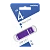 Флеш-накопитель Smartbuy Quartz 4GB USB2.0 пластик фиолетовый
