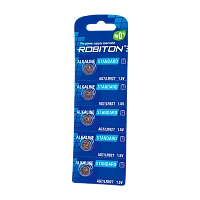 Батарейка Robiton STANDARD G7/LR926/LR57/395A/195 BL5 Alkaline 1.5V 0%Hg 