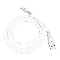 Кабель HOCO X40 USB (m)-Type-C (m) 1м 2.4A TPE белый (1/33/330)