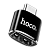 Переходник HOCO UA5 Type-C (m)-USB (f) пластик черный (1/36/360)