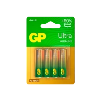 Батарейка GP ULTRA G-Tech LR6 AA BL4 Alkaline 1.5V (4/40/160)