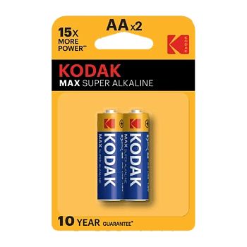 Батарейка Kodak MAX LR6 AA BL2 Alkaline 1.5V (2/40/200/13200)