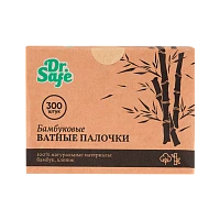 Ватные палочки Dr.Safe бамбуковые 300шт. (1/6/96)