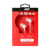 Наушники внутриканальные Smartbuy STINGER белый (1/36) 