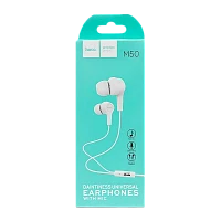 Наушники внутриканальные HOCO M50 с микр. белый (1/21/210)