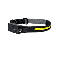 Фонарь налобный Космос 504Lit 20WCOBLED+2WXPELED 1COBLED+1LED от аккум IP54 4 режима чер (1/30/120)