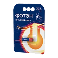 Батарейка Фотон LR27/A27/MN27 BL1 Alkaline 12V (1/30)