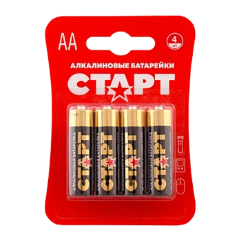 Батарейка Старт LR6 AA BL4 Alkaline 1.5V (4/40/720)