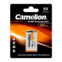 Аккумулятор бытовой Camelion Крона 6F22 9V BL1 NI-MH 250mAh (1/12/240)
