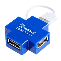 USB-Хаб Smartbuy 6900 4USB голубой