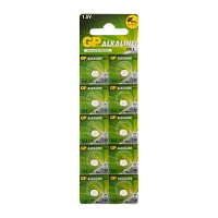 Батарейка GP G1/LR621/LR60/364A/164 BL10 Alkaline 1.5V отрывные (10/250/5000) R