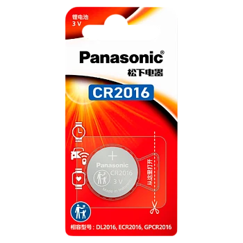 Батарейка Panasonic Power Cells CR2016 BL1 Lithium 3V CN (Китай) (1/5/200)