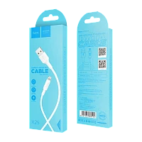 Кабель HOCO X25 USB (m)-Lightning (m) 1м 2.0A ПВХ белый (1/30/300)