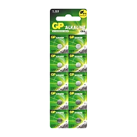 Батарейка GP G4/LR626/LR66/377A/177 BL10 Alkaline 1.5V отрывные (10/250/5000)