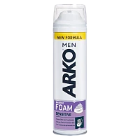 Пена для бритья Arko Men SENSITIVE 200мл для чувствительной кожи (1/24)