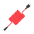 Кабель HOCO X21 USB (m)-microUSB (m) 1.0м 2.0A силикон красный черный (1/29/174)