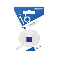 Флеш-накопитель Smartbuy Lara 16GB USB2.0 пластик синий