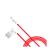 Кабель HOCO UPM10 USB (m)-microUSB (m) 1.2м 2.4A силикон угловой красный (1/50/500)