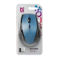 Мышь беспроводная Defender MM-365 Accura классическая USB синий (1/40)
