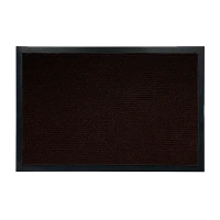 Коврик придверный VORTEX "TRIP" 40х60см ребристый коричневый (1/15)