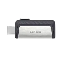 Флеш-накопитель SanDisk Ultra Dual DDC2 128GB USB3.1 Type-C (m) пластик серый 