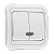 Выключатель Makel Light Mimoza 2-клав.10A пластик белый 12023 (1/12)
