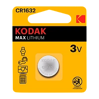 Батарейка Kodak MAX CR1632 BL1 Lithium 3V (1/60/240/36000)