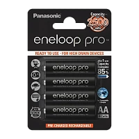 Аккумулятор предзаряженный RTU Panasonic HR6 AA BL4 NI-MH eneloop pro 2550mAh CN (Китай) (4/40/80/48