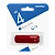 Флеш-накопитель Smartbuy Clue 4GB USB2.0 пластик бургунди